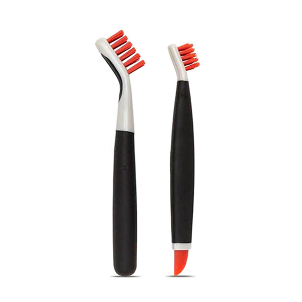 Juego de cepillos de limpieza profunda OXO (2 cepillos, rojo)