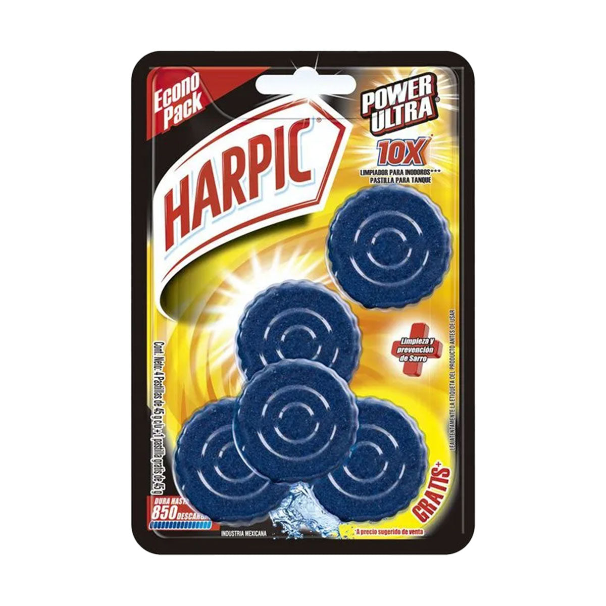 Pastillas para estanque WC Harpic 45 gr Econo Pack 5 unidades