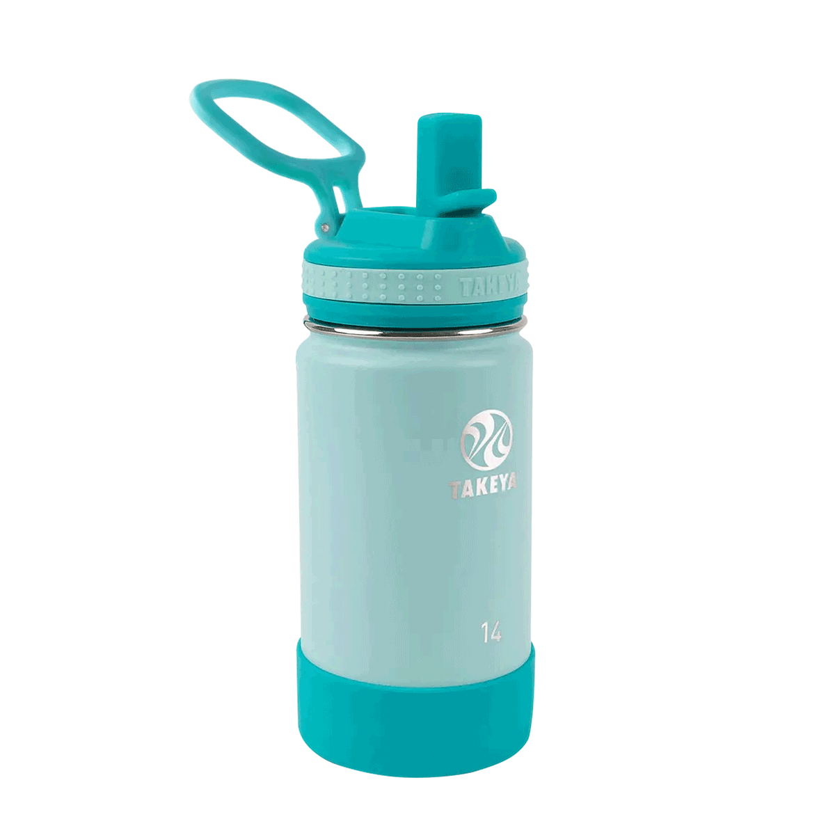 Botella térmica con bombilla Takeya Kids Lagoon Surfer 414 ml - producto de origen 🇯🇵 Japonés