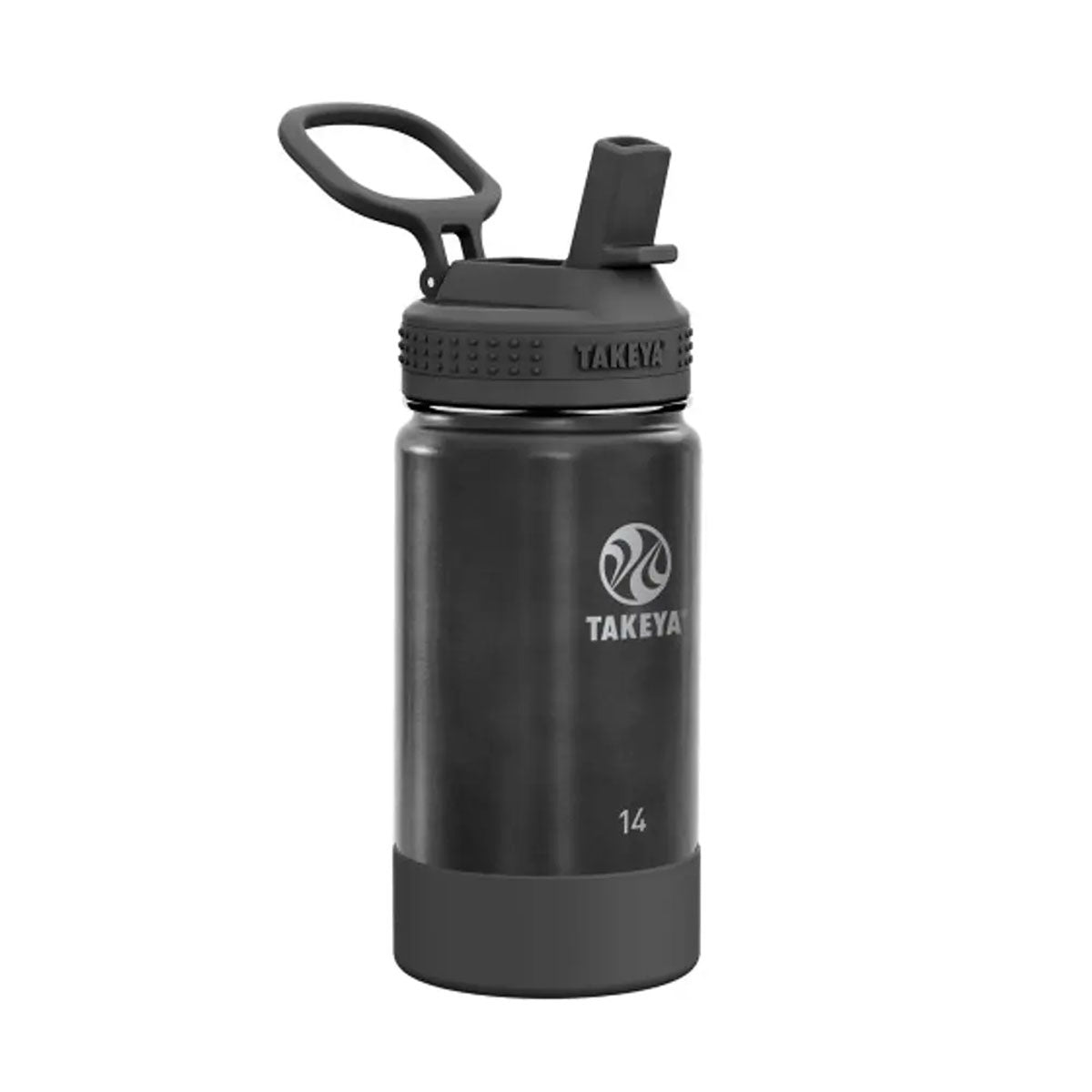 Botella térmica con bombilla Takeya Kids Slate 414 ml - producto de origen 🇯🇵 Japonés