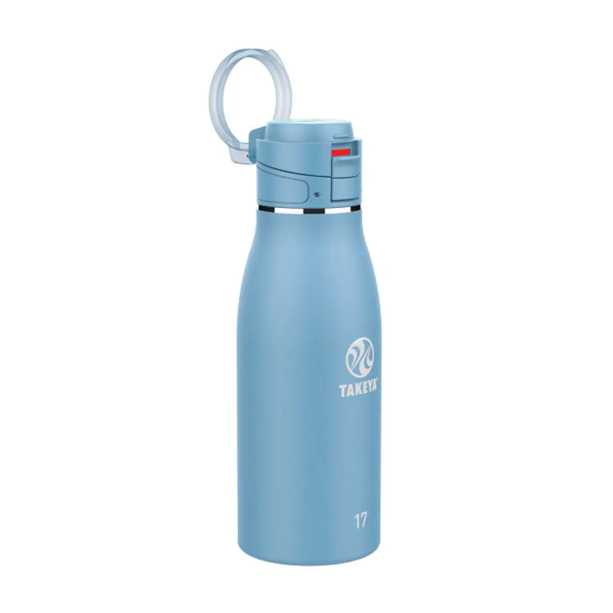 Botella térmica con tapa Antigoteo Flip Lock Takeya Traveller Bluestone 500 ml - producto de origen 🇯🇵 Japonés