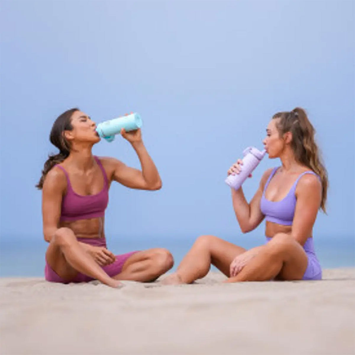 Botella térmica con tapa Antigoteo Takeya Ice Blue 530 ml - producto de origen 🇯🇵 Japonés