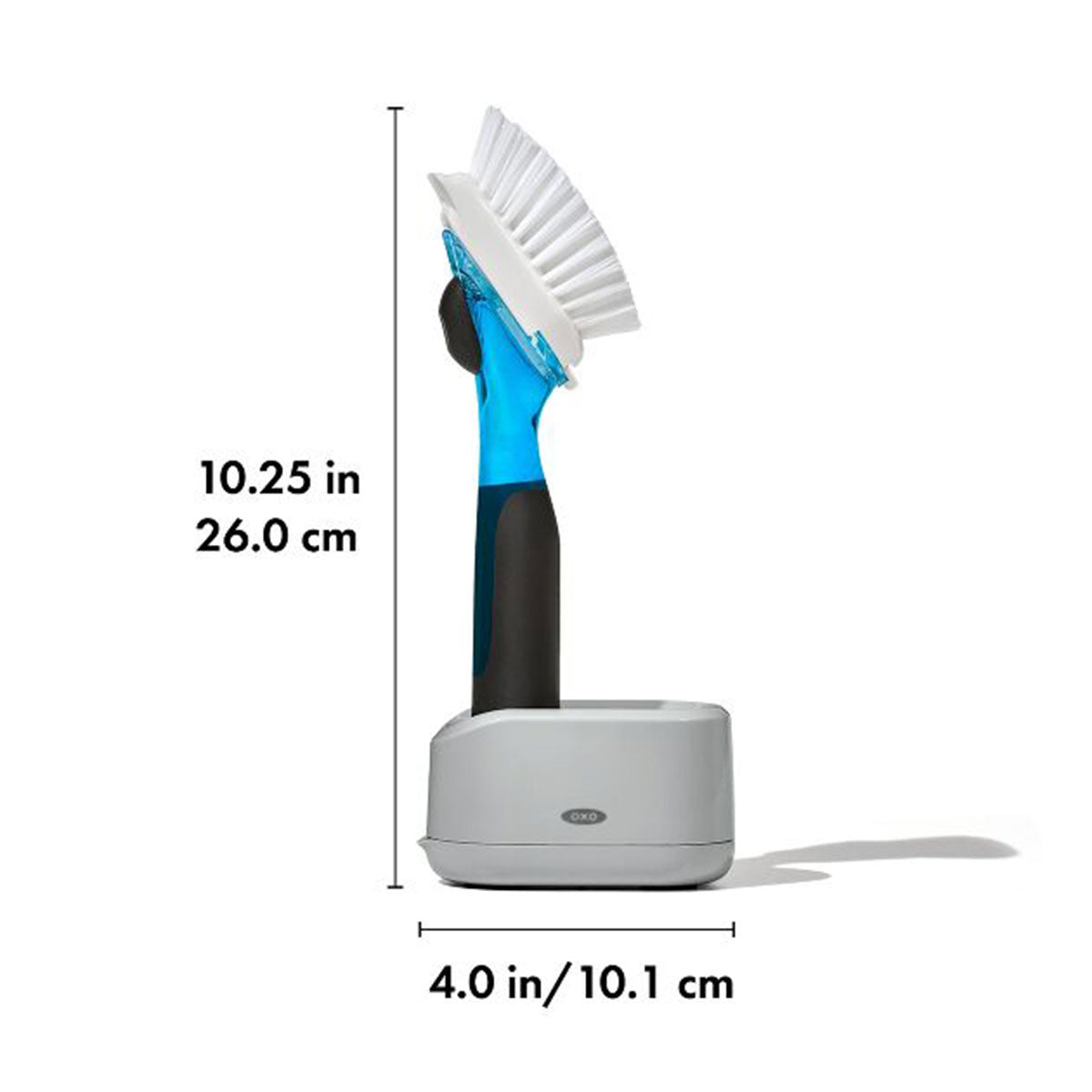 Cepillo para loza con dispensador de jabón OXO