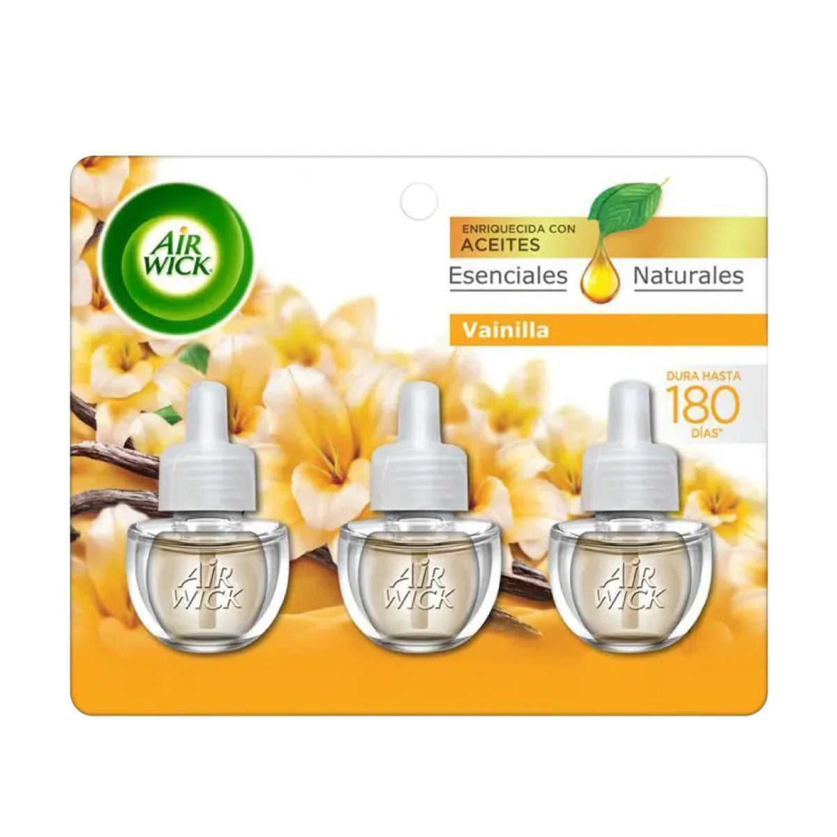 Pack 3 Repuestos 21 ml Aromatizante de Ambientes Vainilla Air Wick