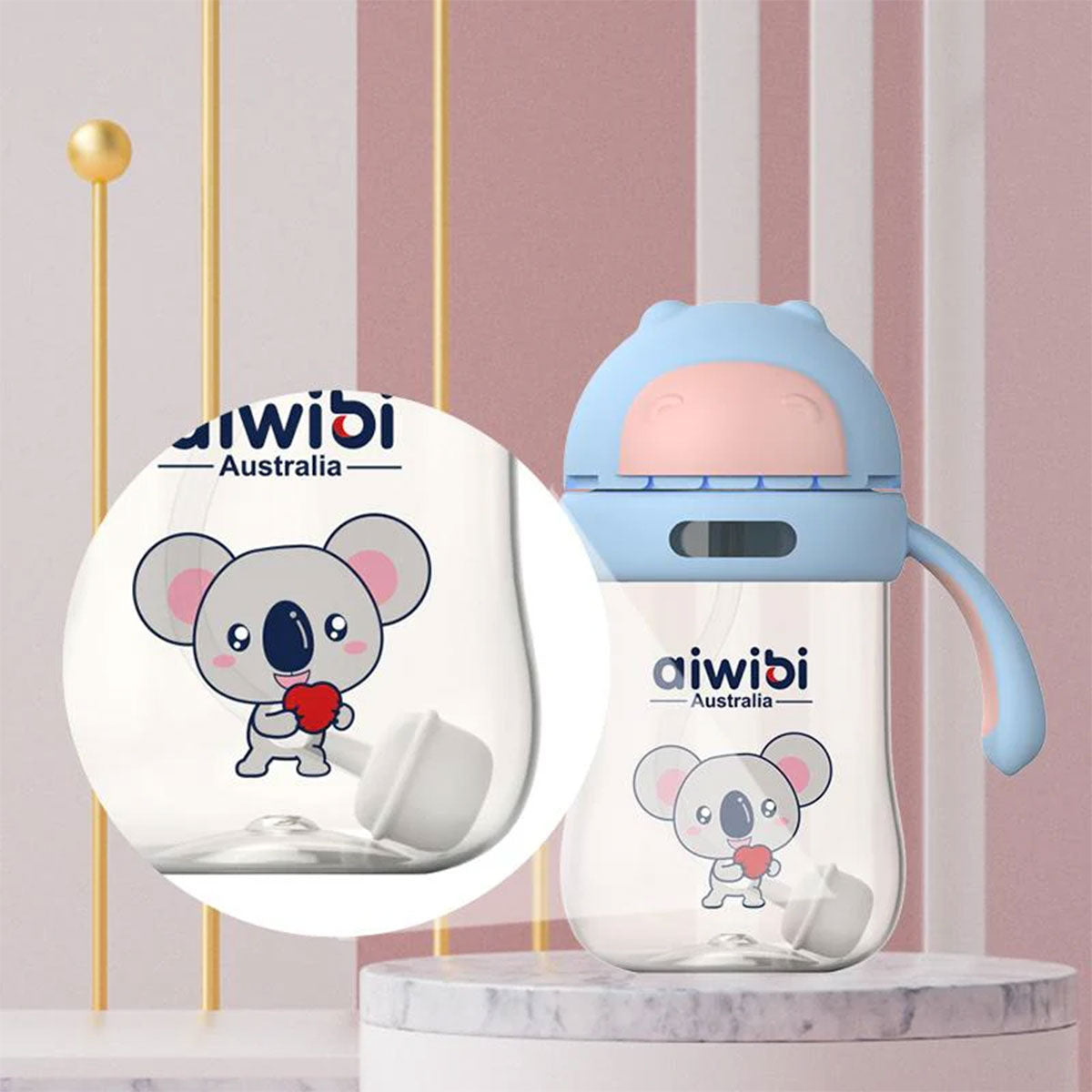 Botella de agua para bebés Aiwibi 300 ml