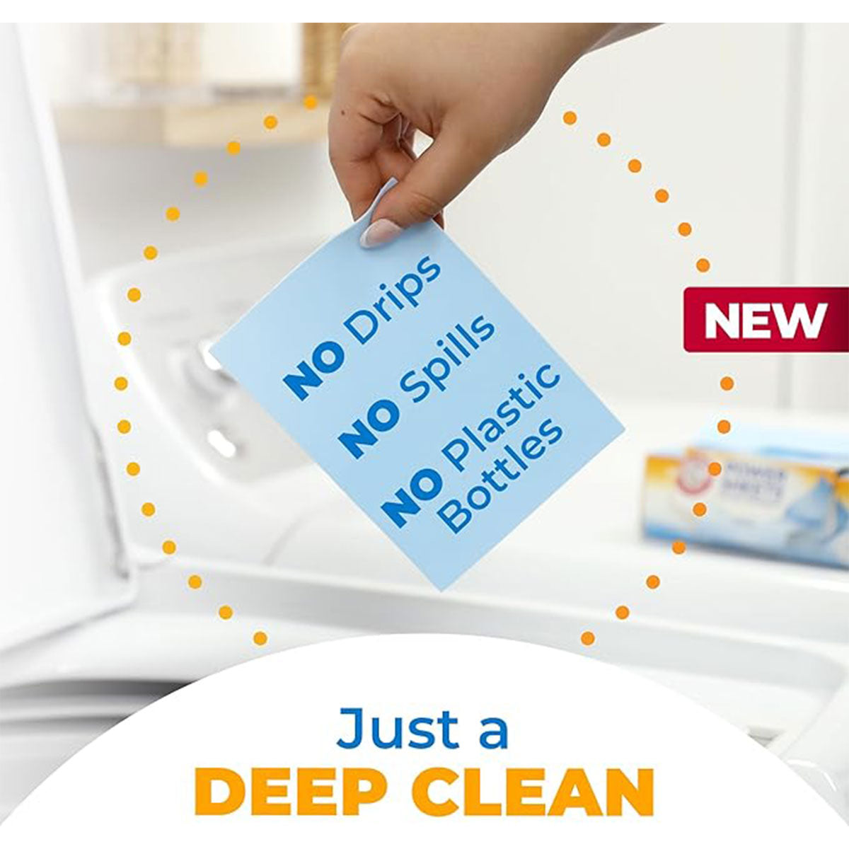 Detergente para ropa en hojas Power Sheets Arm & Hammer (50 unidades)