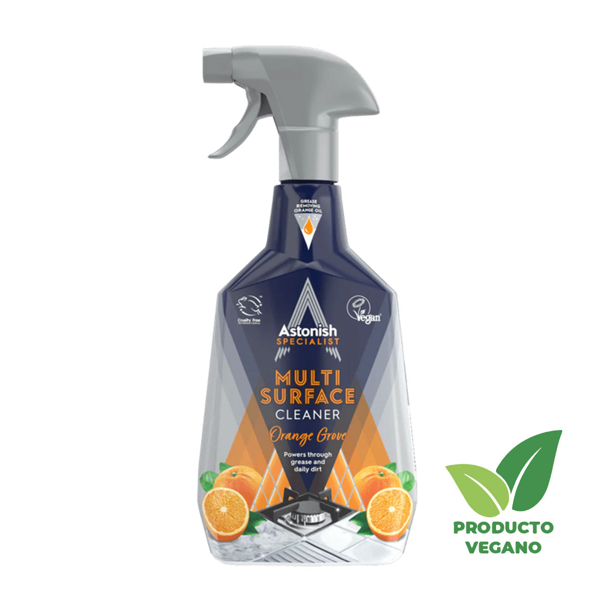 Limpiador Especialista Multiuso aroma Huerto de Naranjos 750 ml Astonish - 🌱 🇬🇧 Producto Vegano del Reino Unido