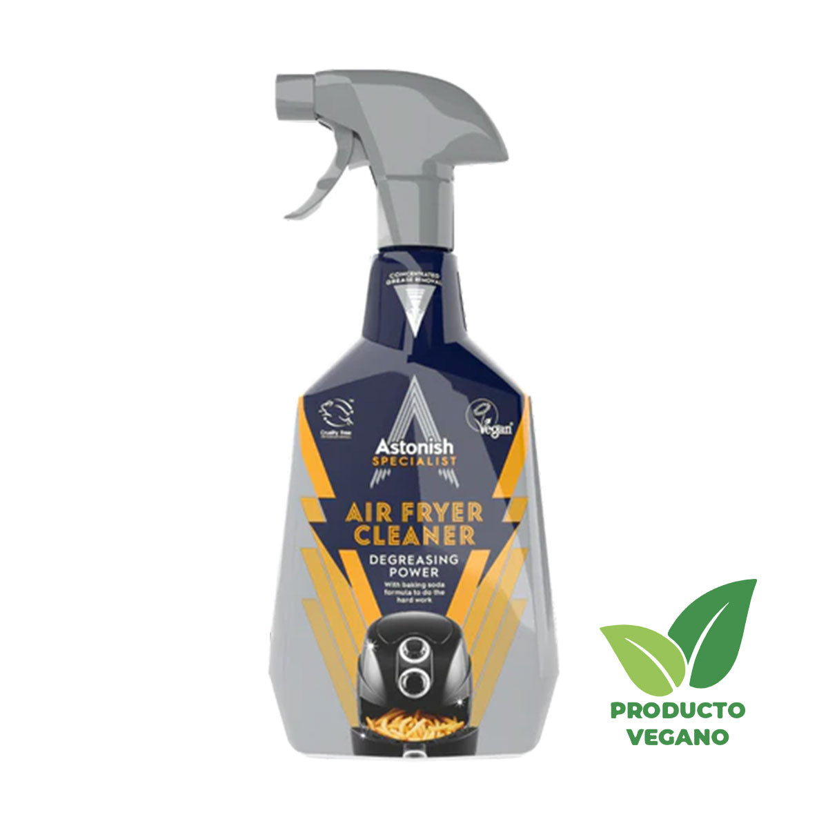Limpiador Especialista para Freidoras de Aire 750 ml Astonish - 🌱 🇬🇧 Producto Vegano del Reino Unido