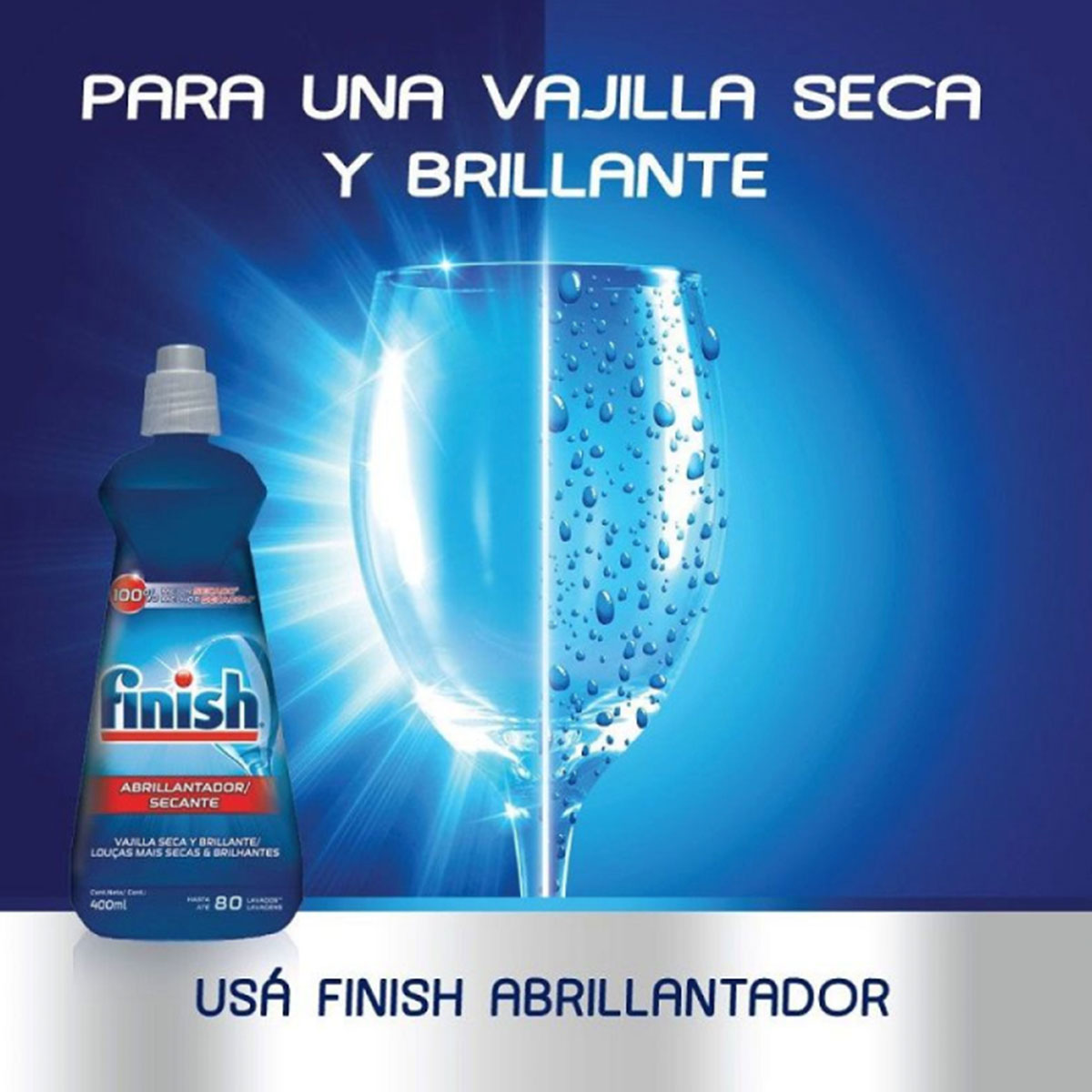 Abrillantador para lavavajillas Finish 400 ml