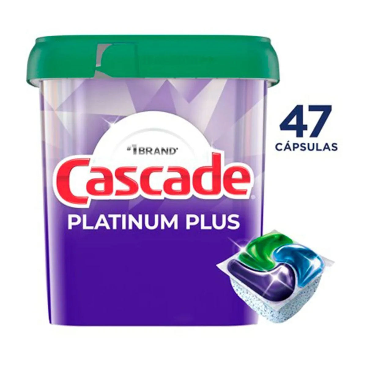 Detergente lavavajillas Cascade Platinum Plus Fresh Scent (47 cápsulas ActionPacs)