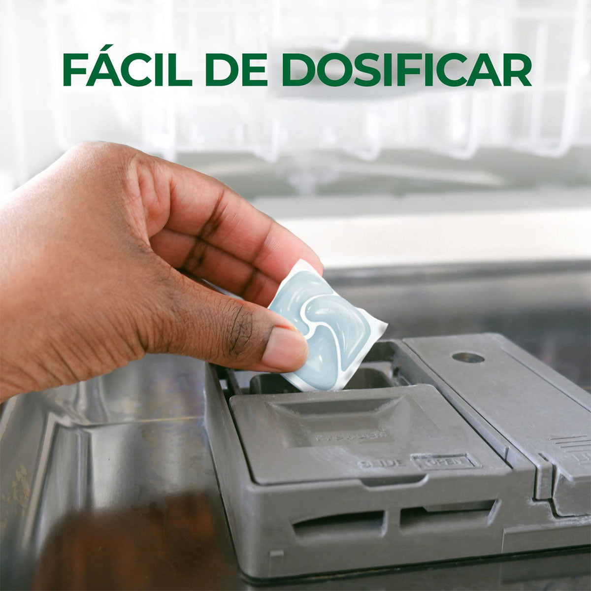 Detergente lavavajillas Cascade Free & Clear con Esencia a Limón (14 cápsulas ActionPacs) 🍃 Producto Ecológico