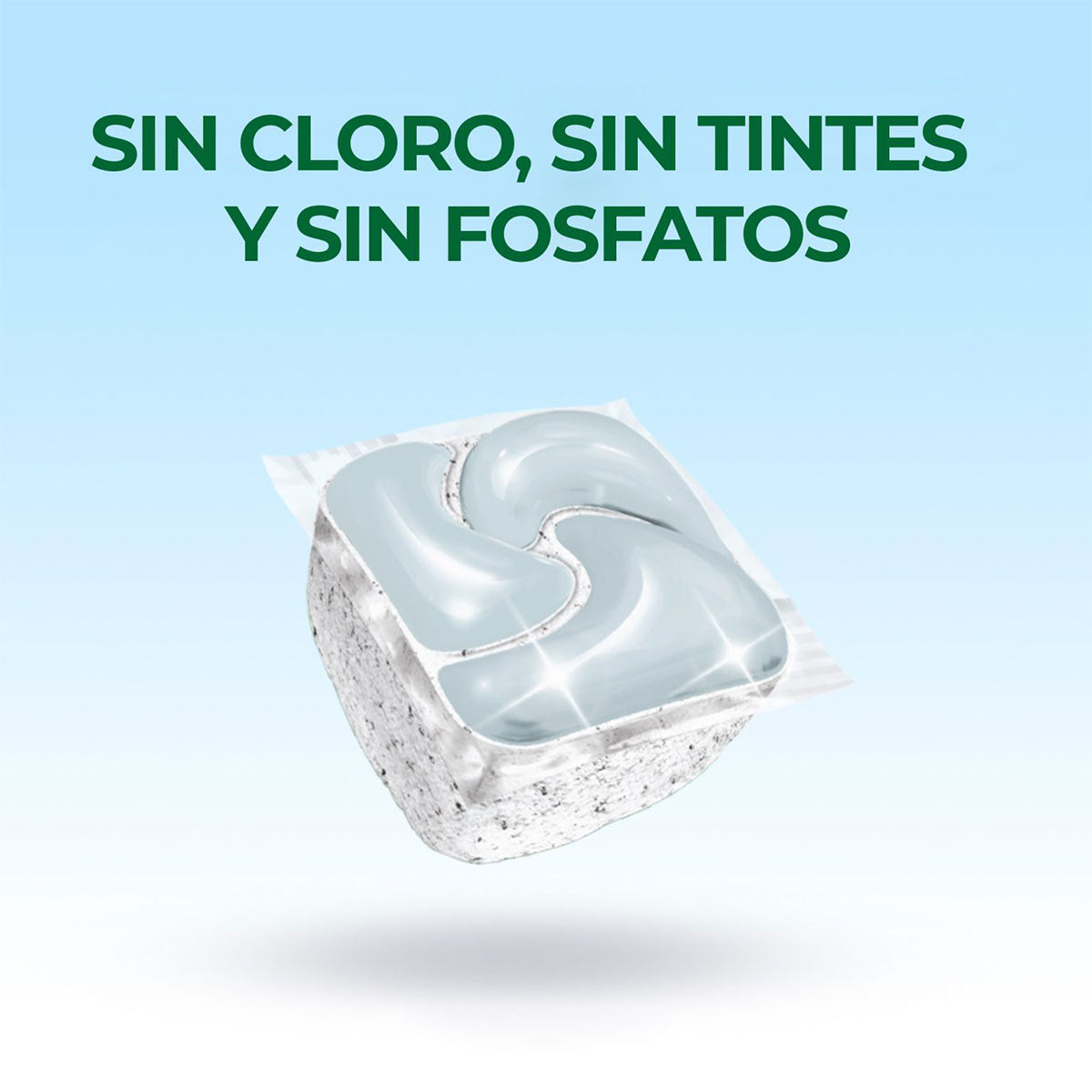 Detergente lavavajillas Cascade Free & Clear con Esencia a Limón (14 cápsulas ActionPacs) 🍃 Producto Ecológico