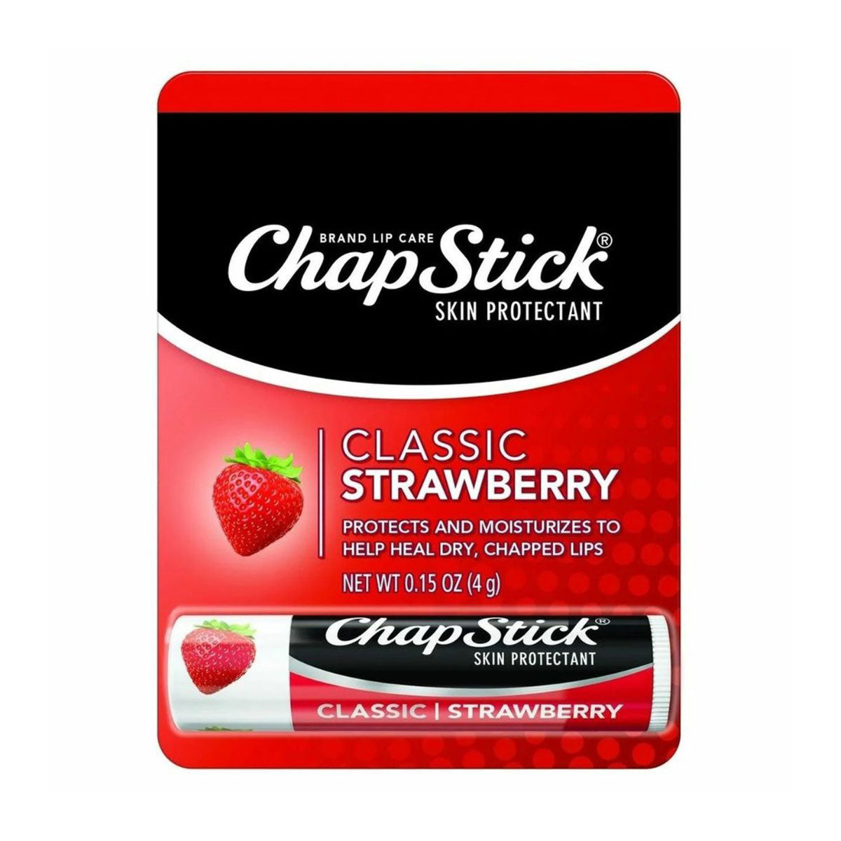 Bálsamo labial sabor Strawberry ChapStick 4 gr