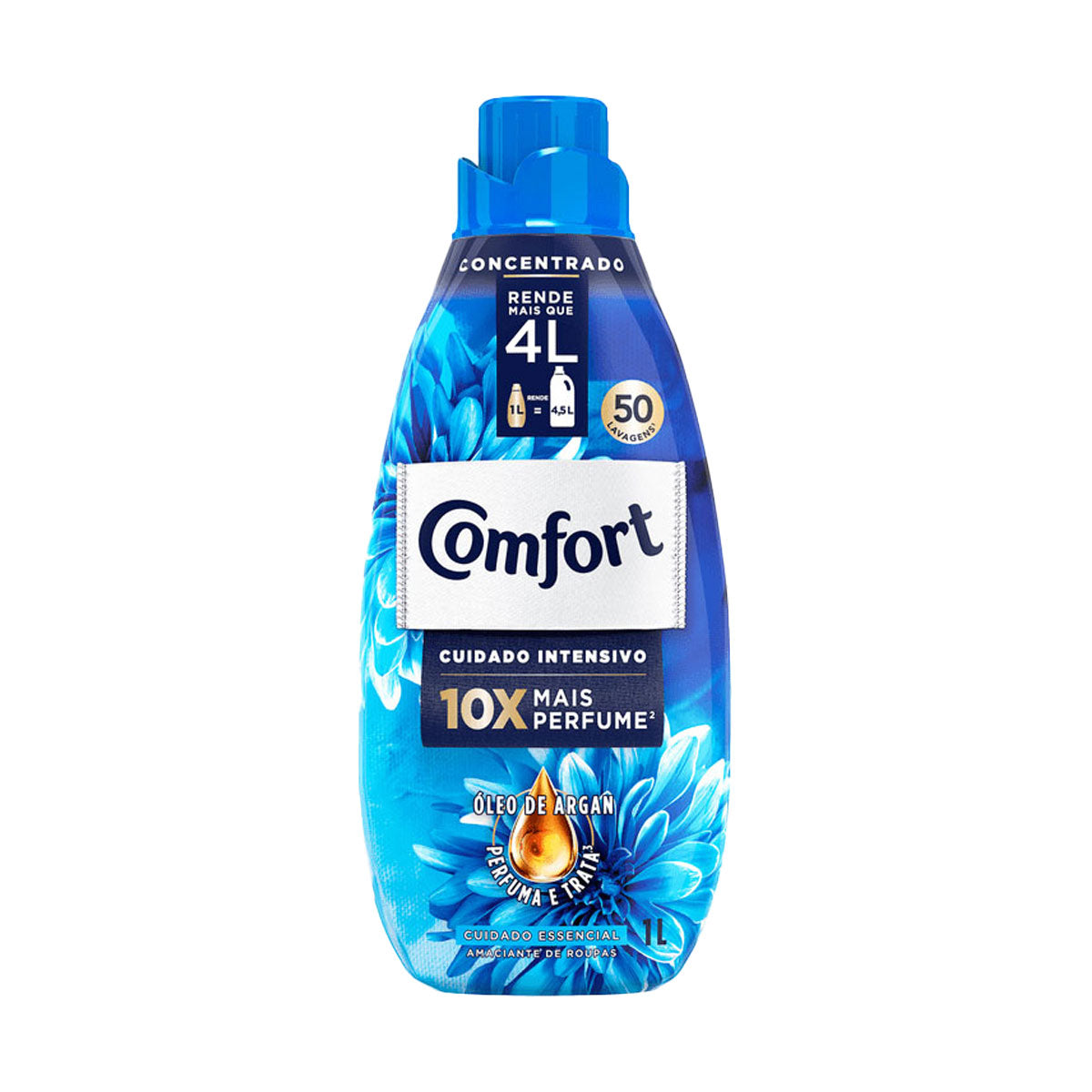 Suavizante Concentrado de ropa Comfort Cuidado Essencial 1 lt (rinde 4,5 lts)