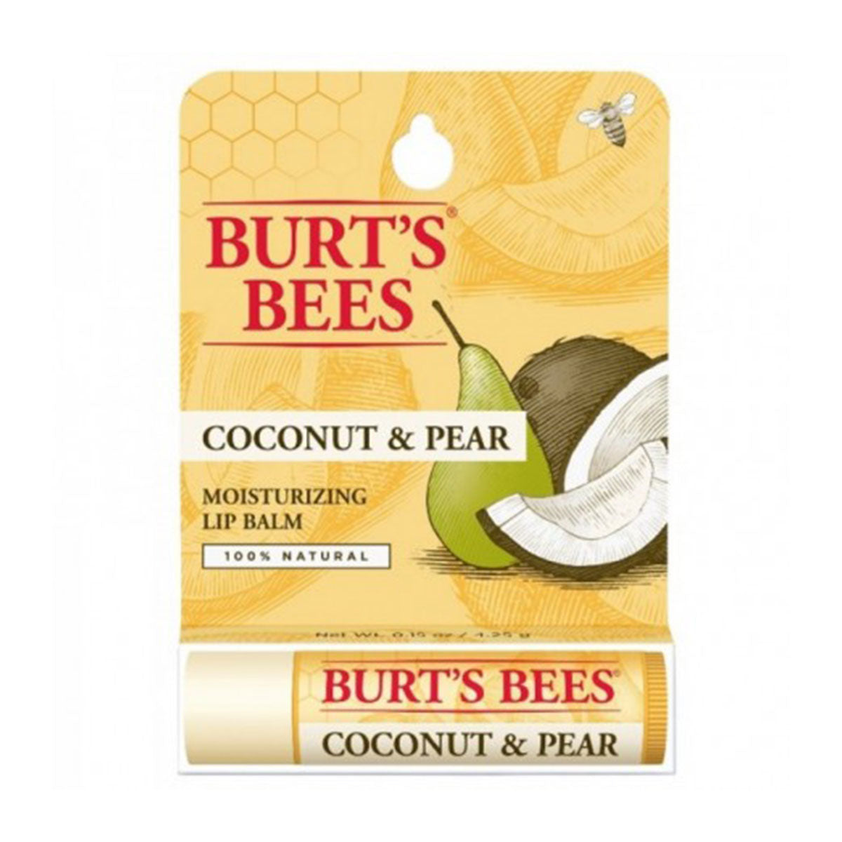 Bálsamo labial Blister Coconut & Pear Burt’s Bees 4 gr - 🐝🍃 producto 100% natural