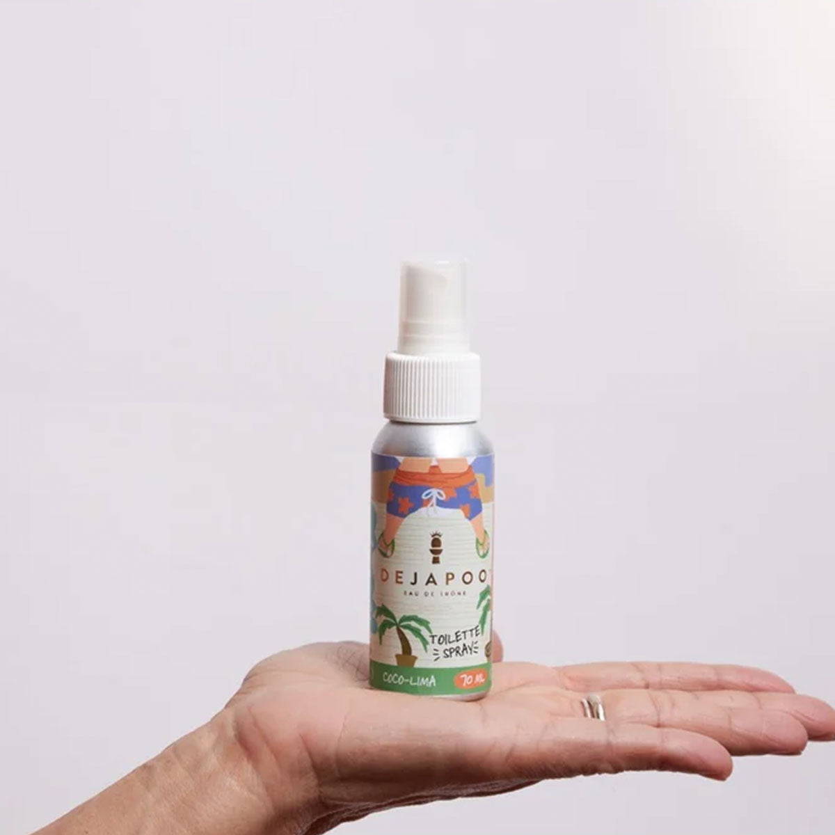 Spray para baño aroma Coco Lima 70 ml Dejapoo | Neutraliza y elimina olores con frescura tropical