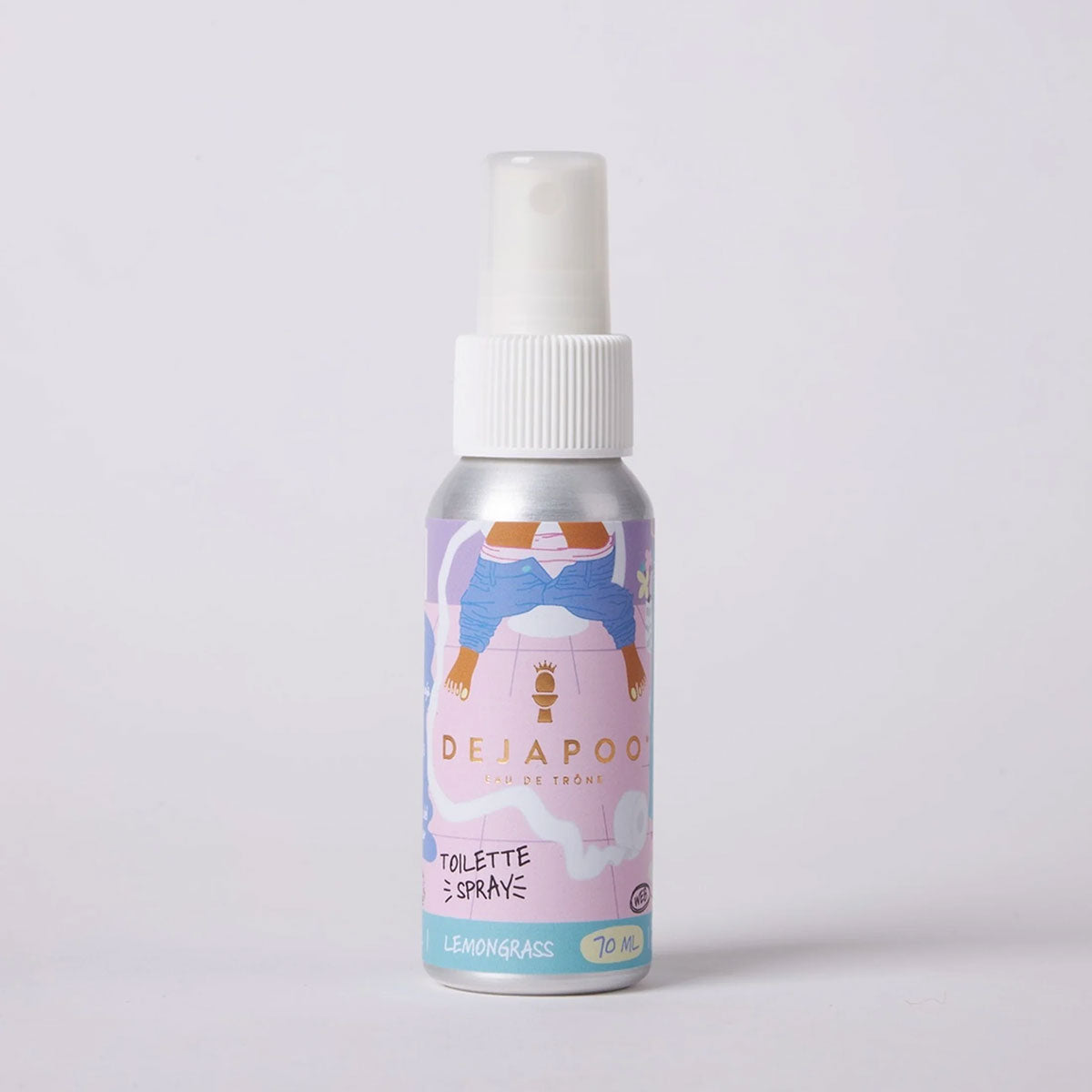 Spray para baño aroma Lemongrass 70 ml Dejapoo | Neutraliza y elimina olores con frescura herbal