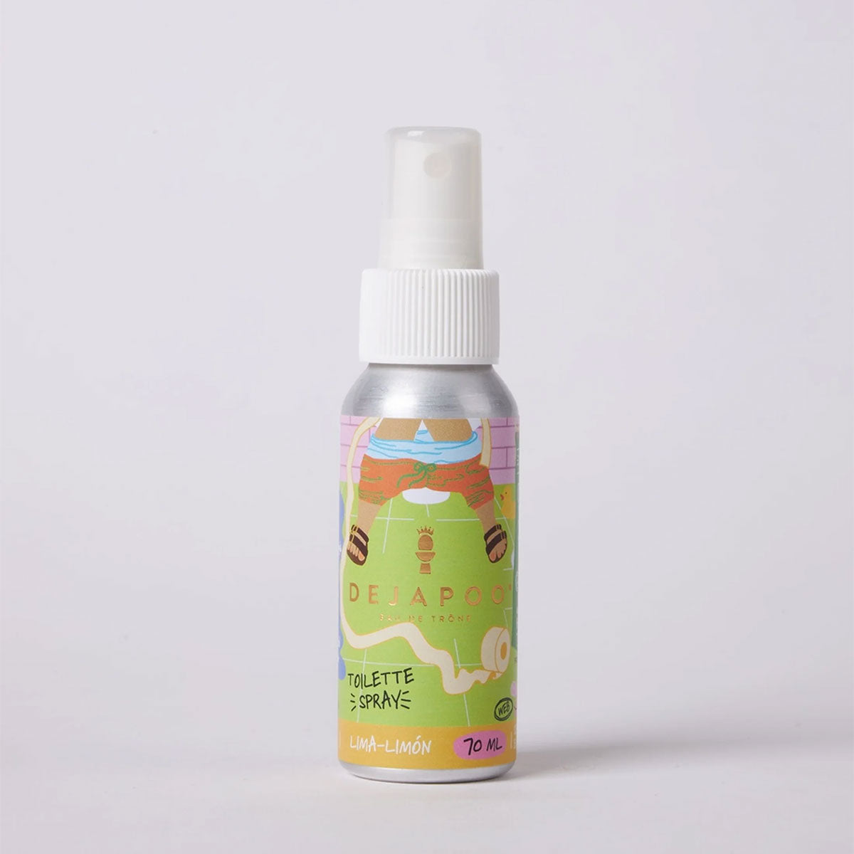 Spray para baño aroma Lima Limón 70 ml Dejapoo | Neutraliza y elimina olores con frescura cítrica