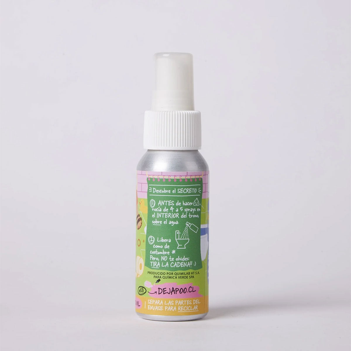 Spray para baño aroma Lima Limón 70 ml Dejapoo | Neutraliza y elimina olores con frescura cítrica