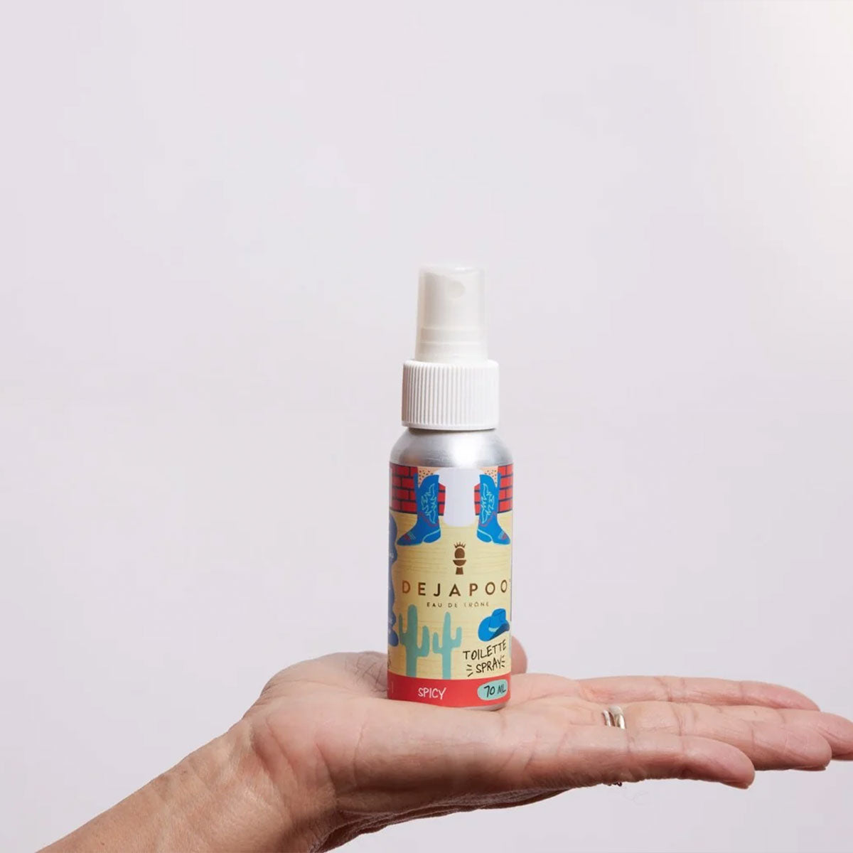 Spray para baño aroma Spicy 70 ml Dejapoo | Neutraliza y elimina olores con un toque cálido y especiado