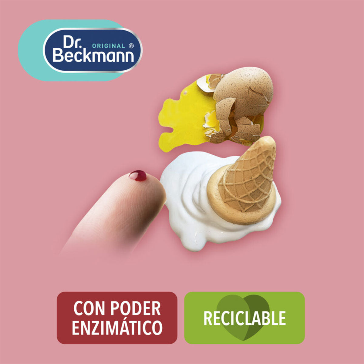 Quitamanchas El Mago Sangre y Proteínas 50 ml Dr. Beckmann. Producto Alemán Sustentable