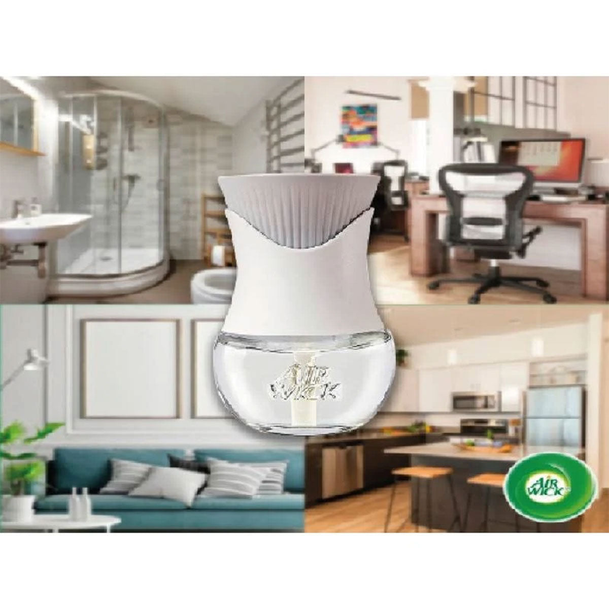 Pack Ahorro Difusor Eléctrico + 2 Repuestos 21 ml Aromatizante de Ambientes Manzana Canela Air Wick