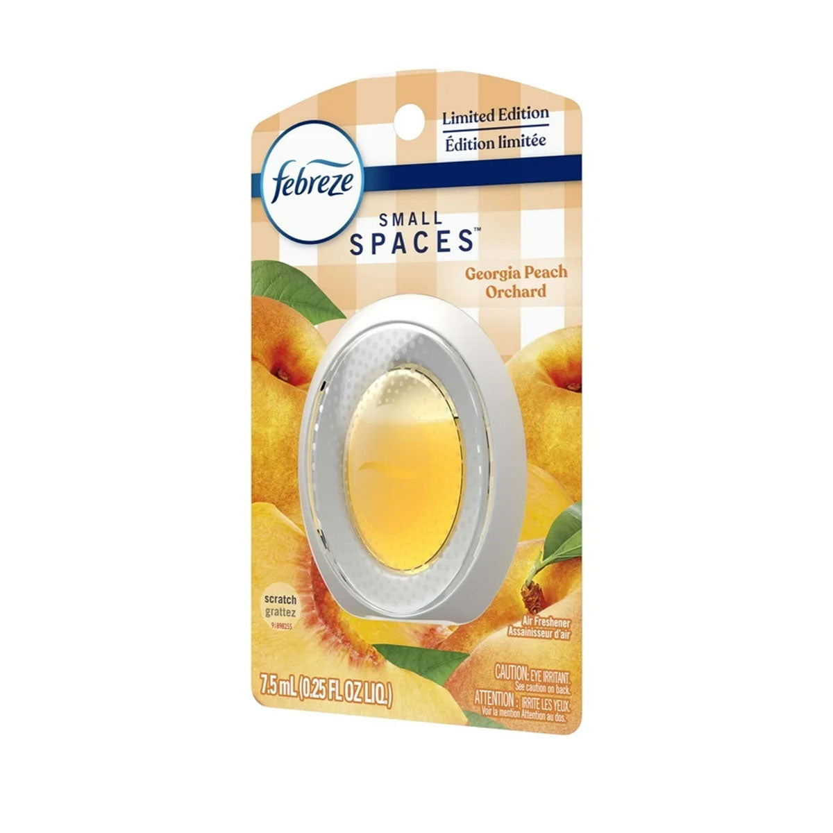 Aromatizante de Ambientes Pequeños, aroma Georgia Peach Orchard, Febreze Small Spaces 7,5 ml (1 unidad)