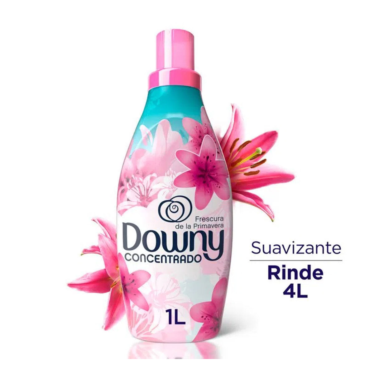 Suavizante Concentrado de ropa Downy Frescura de la Primavera 1 lt (rinde 4 lt)