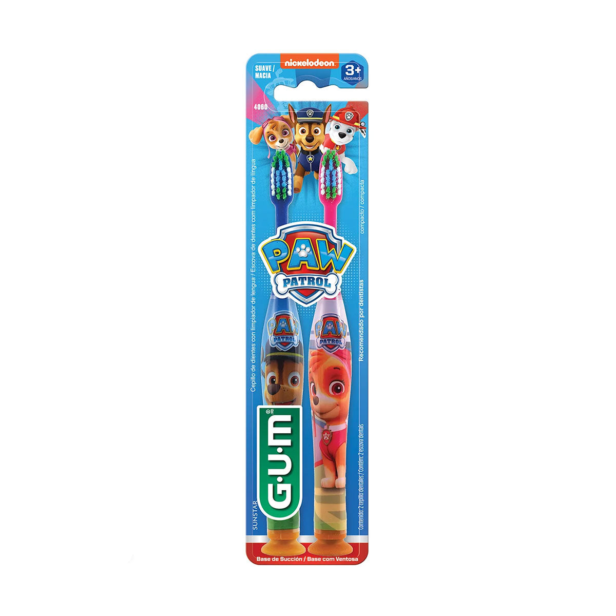 Cepillo de dientes Infantil Paw Patrol GUM (2 unidades)