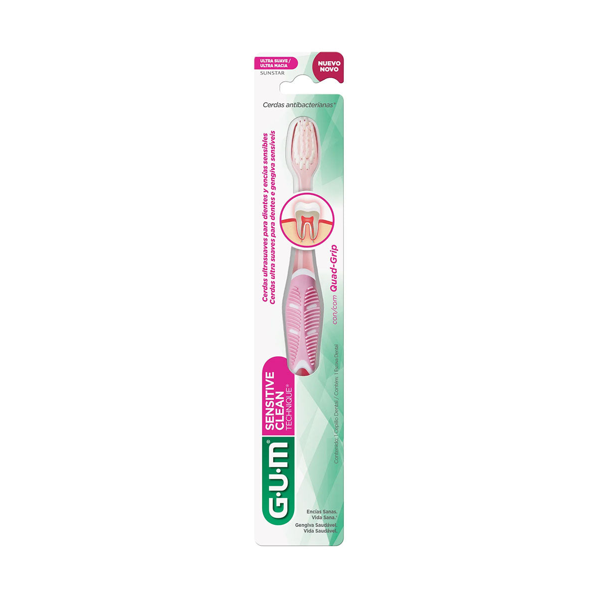 Cepillo de dientes Technique® Sensitive Clean GUM (1 unidad)