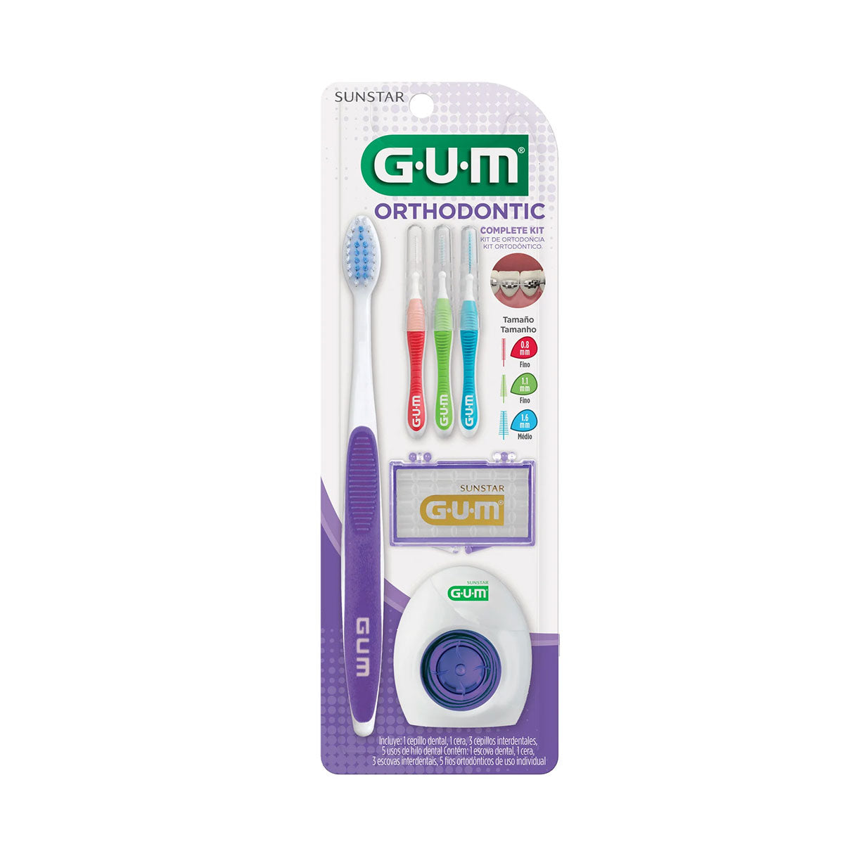 Kit de Ortodoncia GUM (4 artículos)