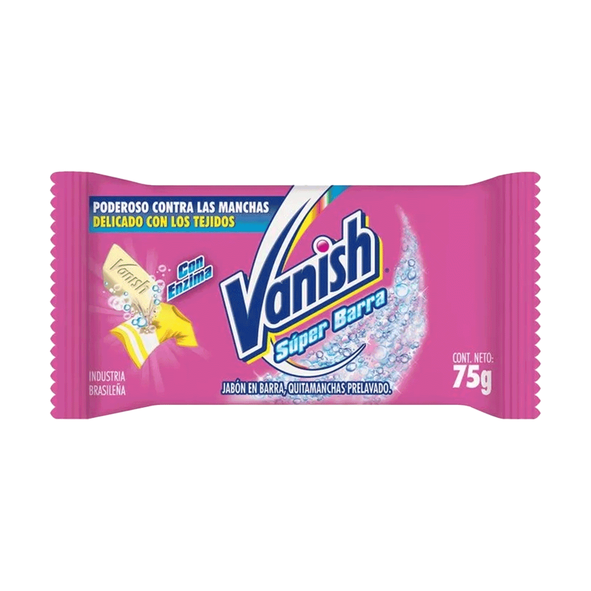 Quitamanchas Pretratado en Jabón Barra para Ropa Color Vanish 75 gr
