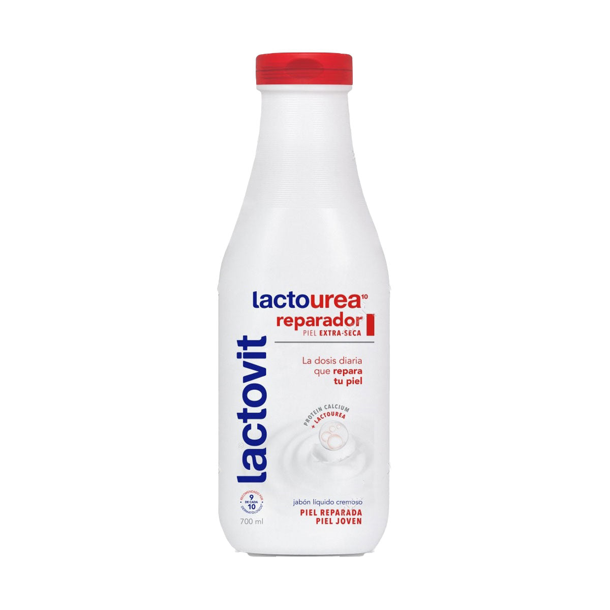 Jabón Líquido Cremoso Reparador piel Extra Seca Lactourea Lactovit 700 ml