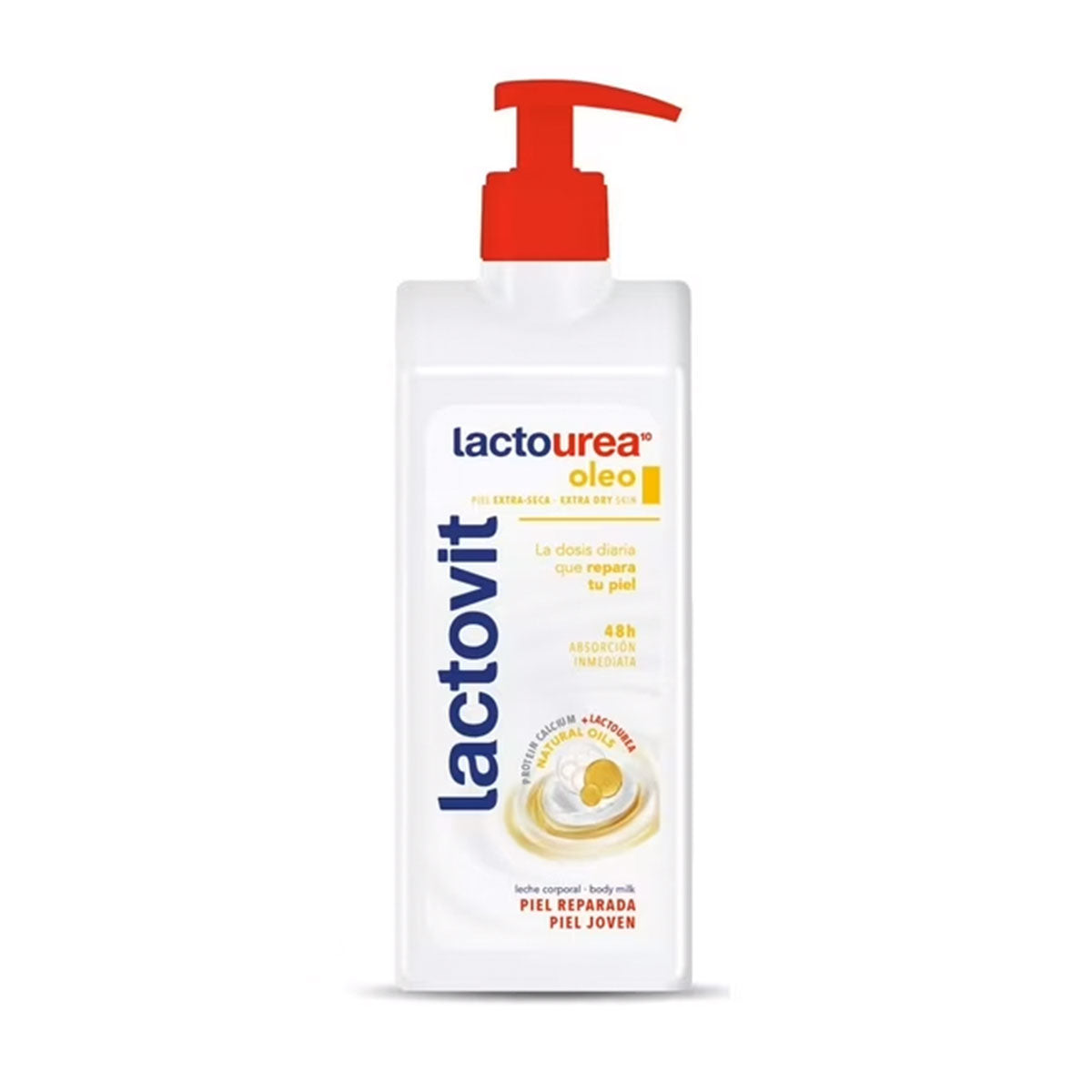 Leche corporal hidratante piel extra seca Lactourea Oleo Lactovit 400 ml