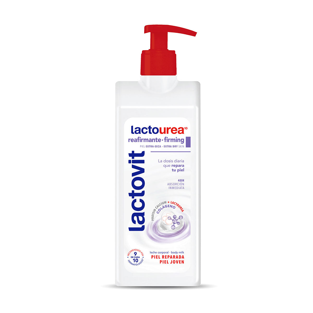Loción corporal reafirmante piel extra seca Lactourea Lactovit 1 litro