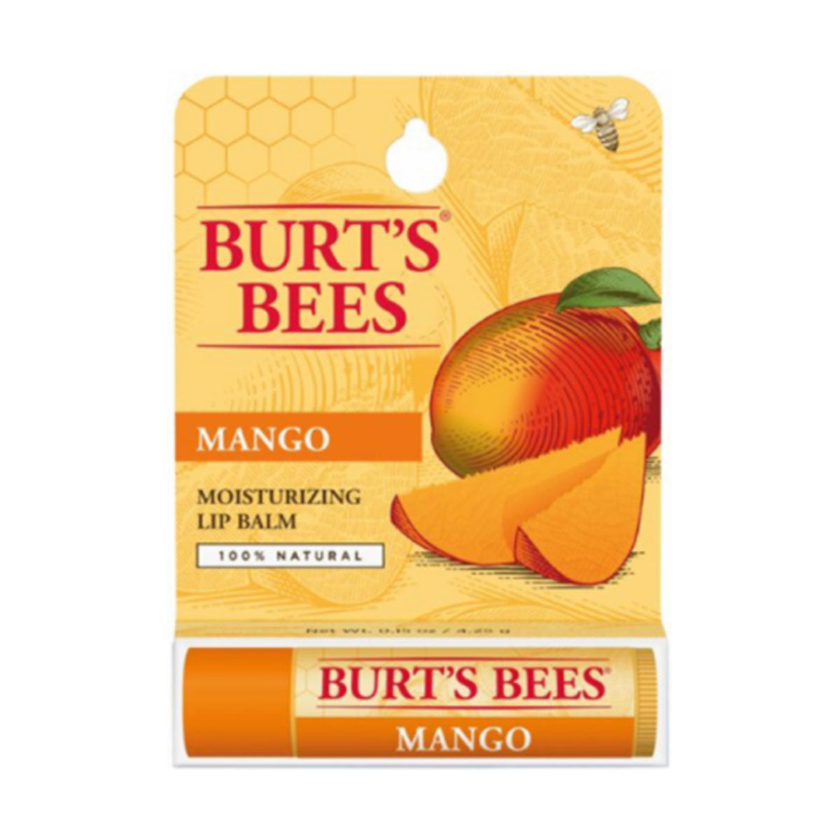 Bálsamo labial Blister Mango Burt’s Bees 4 gr - 🐝🍃 producto 100% natural