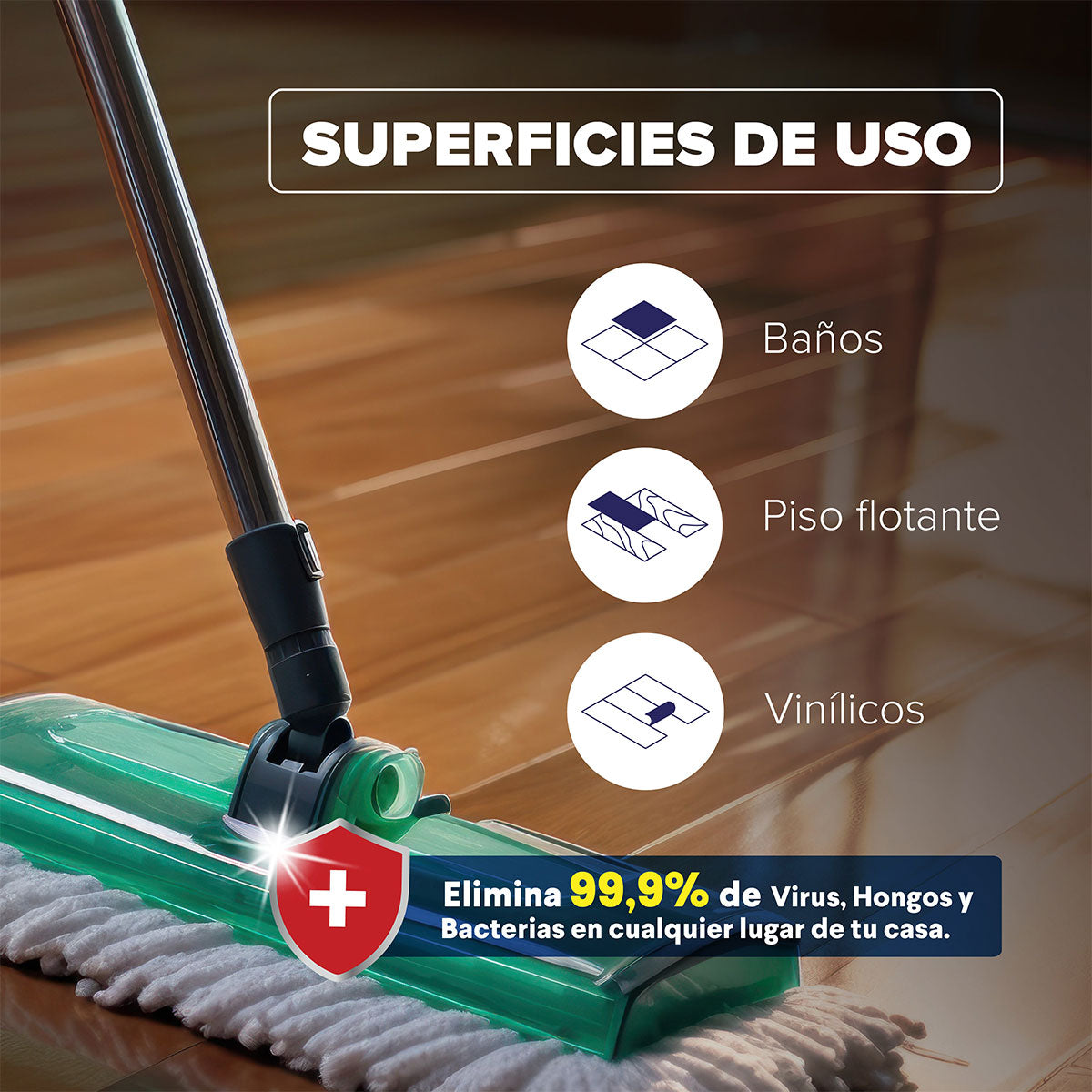 Recarga Limpiapisos desinfectante aroma cítrico 30 ml diluible rinde hasta 1 litro Nanolife. 🇨🇱🍃 Producto Chileno Sustentable