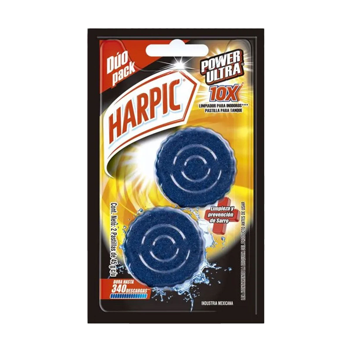 Pastillas para estanque WC Harpic 45 gr Duo Pack 2 unidades