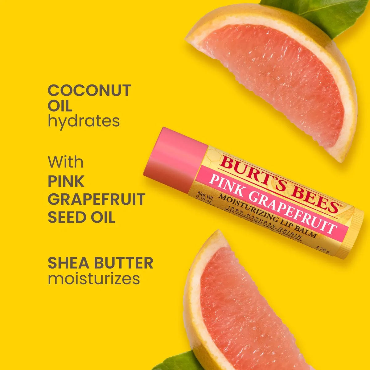 Pack 4x Bálsamo labial Blister Superfruit Burt’s Bees 4 gr - 🐝🍃 producto 100% natural