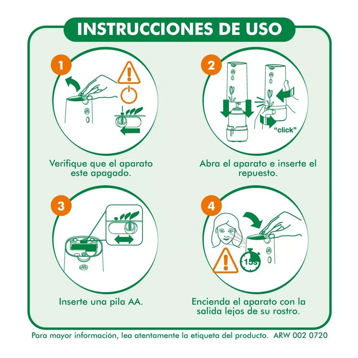 Promo Impacto Difusor Eléctrico Freshmatic® + 1 Repuesto 250 ml Aromatizante de Ambientes Air Wick