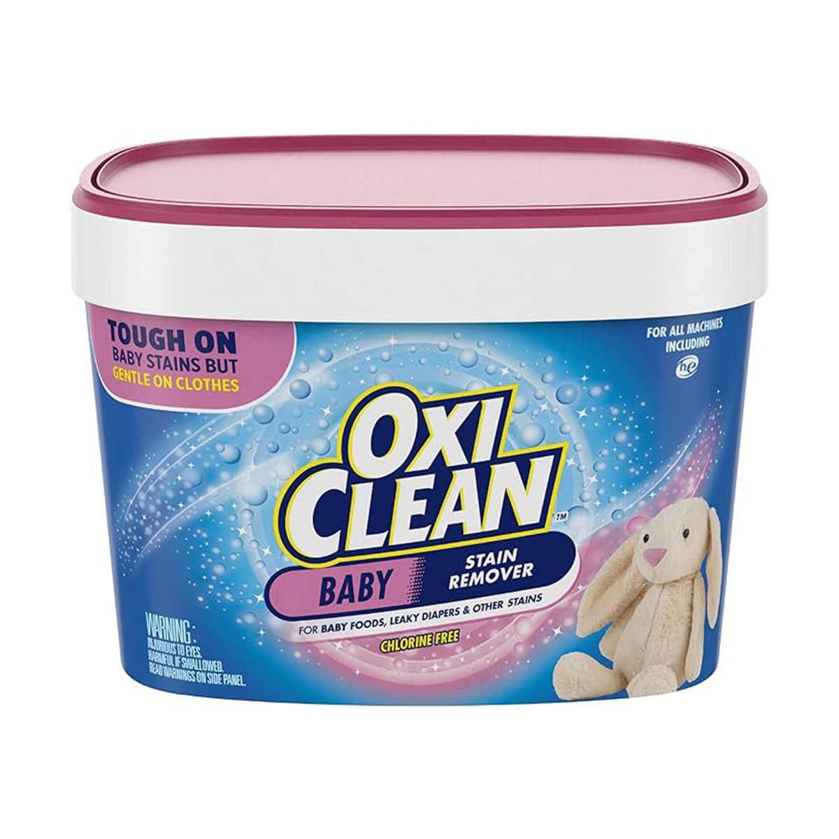 Quitamanchas para Ropa y Juguetes de Bebé en Polvo sin Cloro OxiClean 1,37 kg