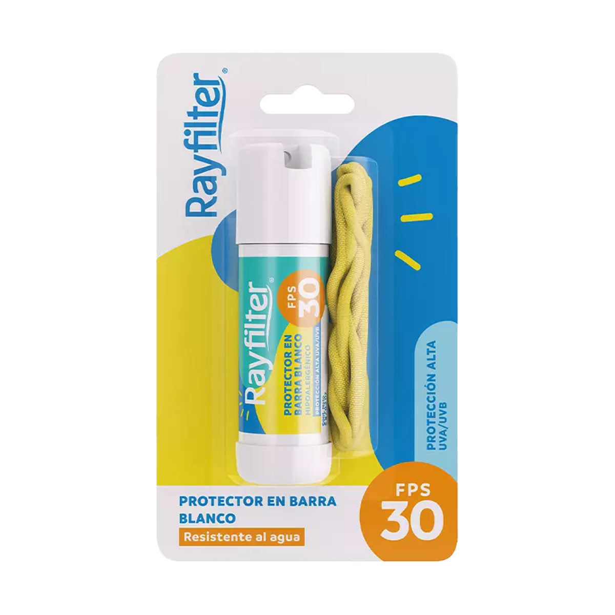 Protector Solar en Barra Blanco FPS 30 Rayfilter 6 gr