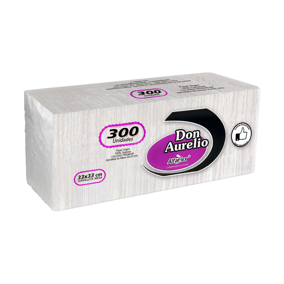 Servilletas de mesa Don Aurelio 33 x 33 cm (300 unidades)