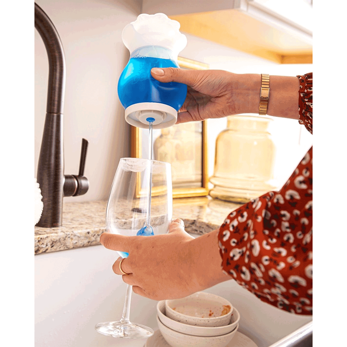 Soap Daddy, Dispensador de Jabón y Detergente Scrub Daddy, la esponja favorita de USA, 1 unidad