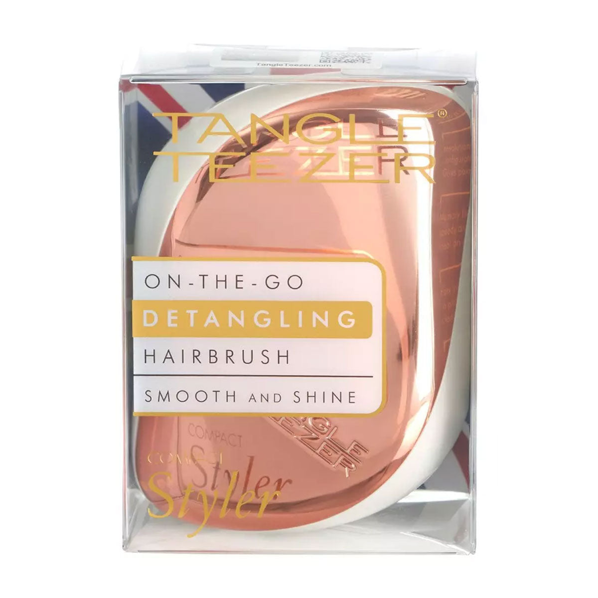 Cepillo de Pelo Compact Styler Ivory Rose Gold Tangle Teezer