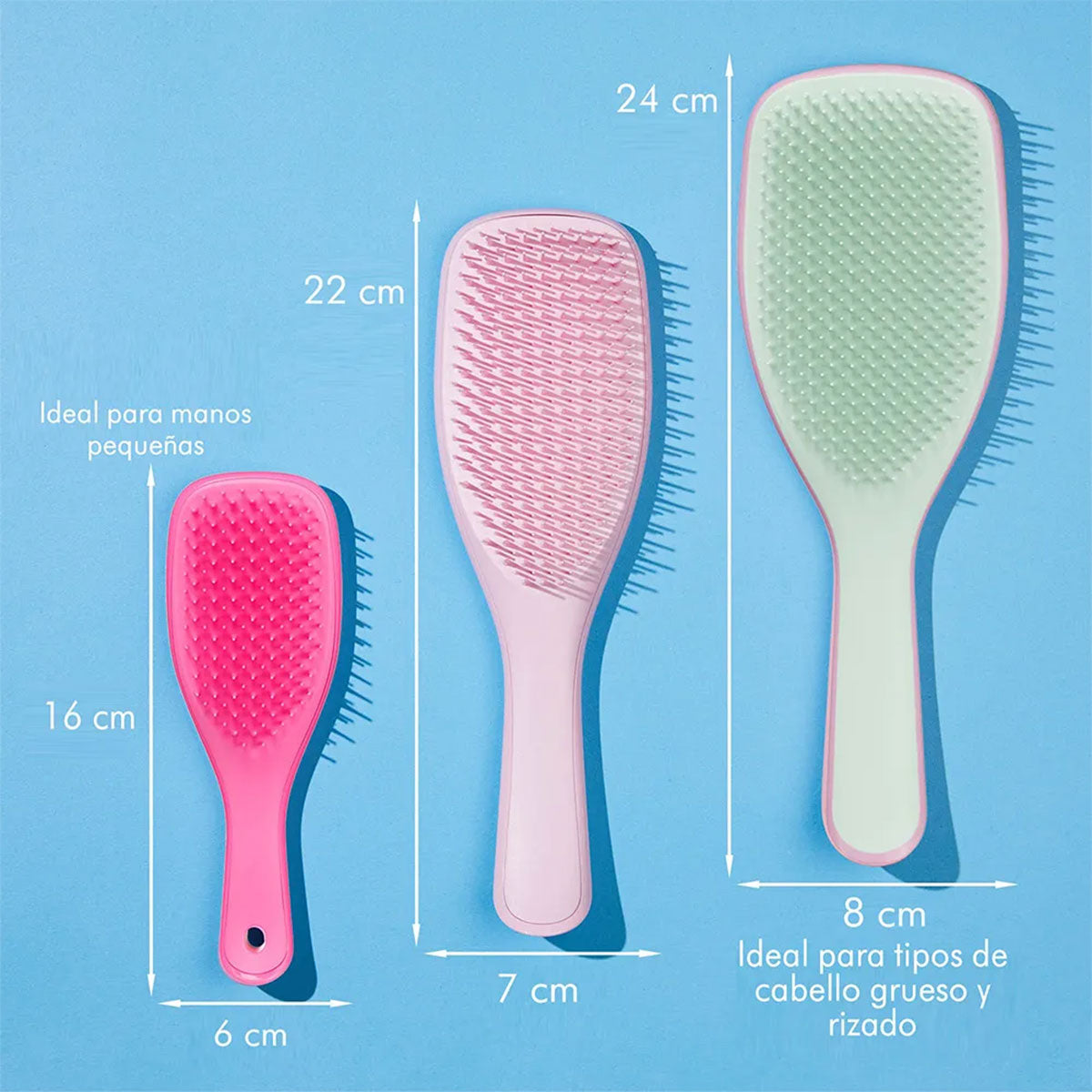 Cepillo de Pelo Desenredante Ultimate Detangler Large Rose Sage Tangle Teezer