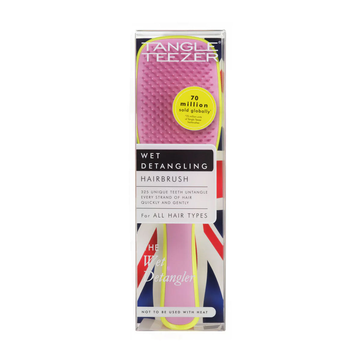 Cepillo de Pelo Wet Detangler Hyper Yellow Tangle Teezer