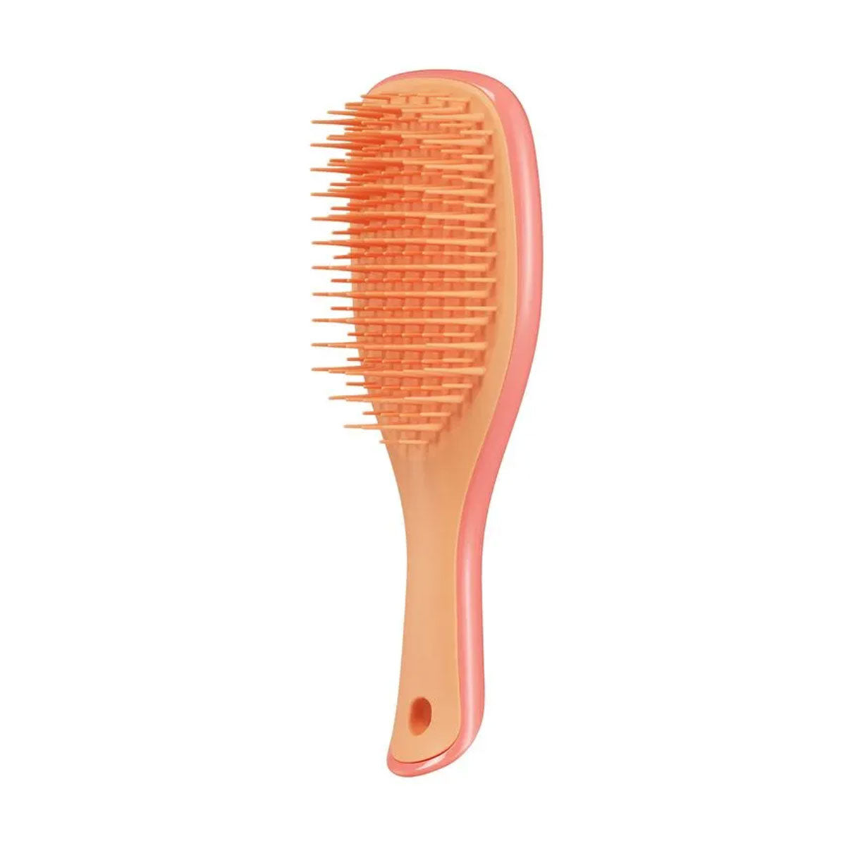 Cepillo de Pelo Wet Detangler Mini Straight - Curly Salmon Pink & Apricot Tangle Teezer