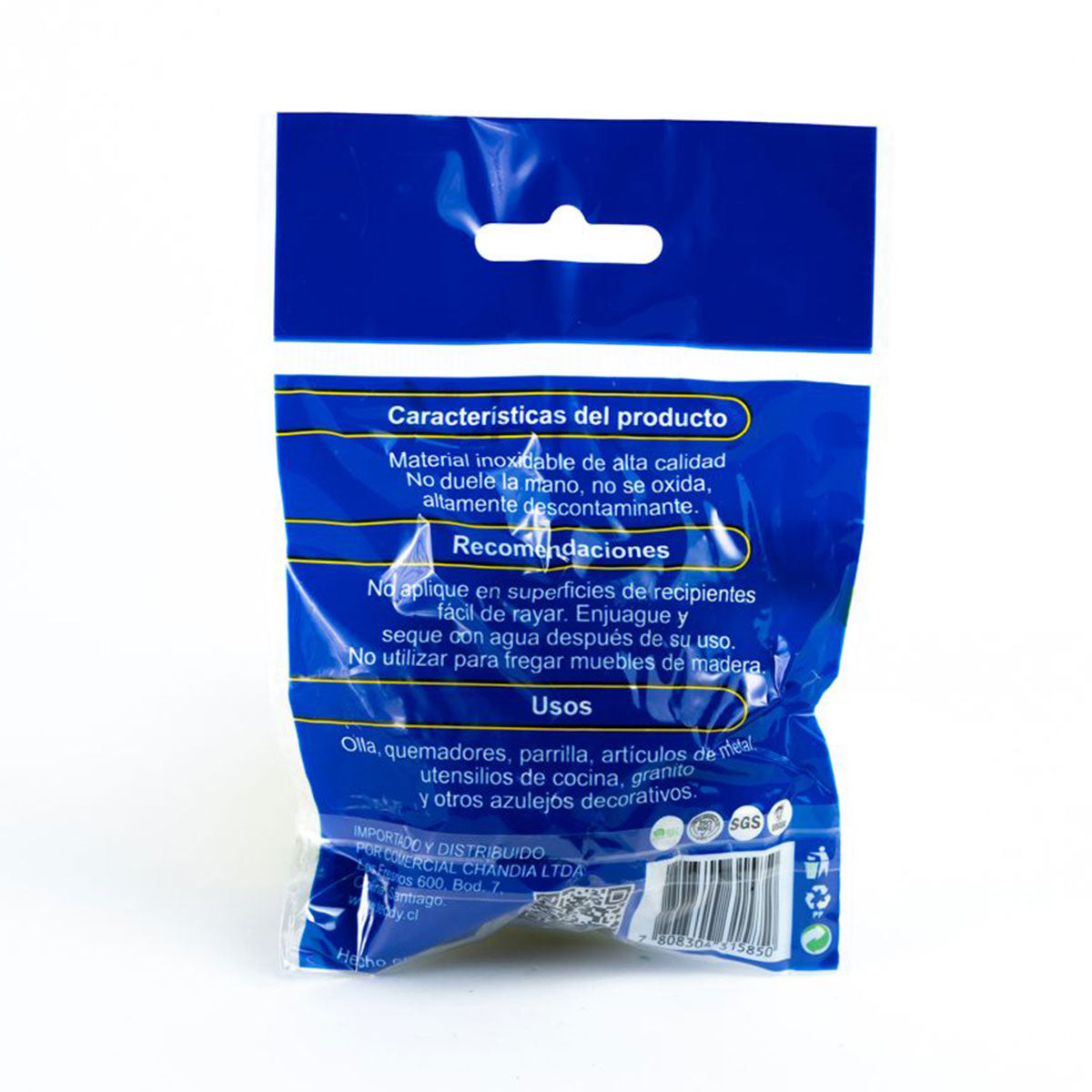 Pack de Esponja Metálica Virutilla Dorada Inoxidable 15 gr Teddy 2x $990