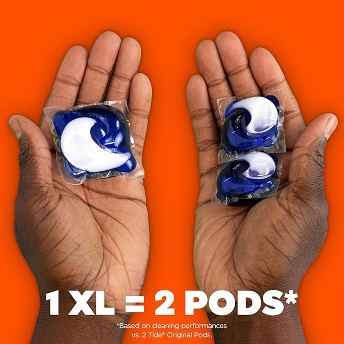 Detergente para ropa en Cápsulas de Doble Tamaño Tide Power Pods con Downy April Fresh (18 cápsulas XL)